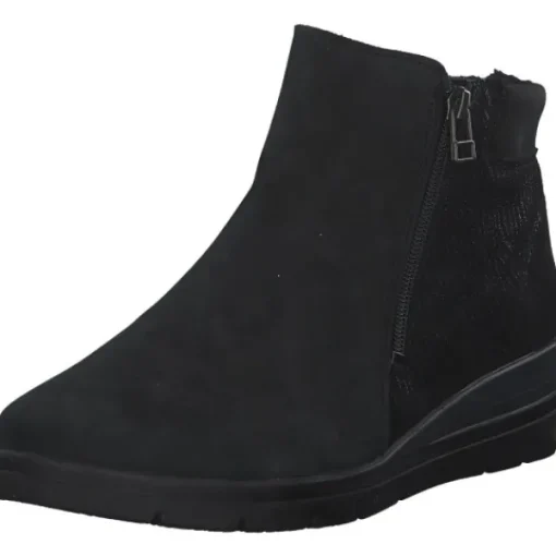 Damen Aco Stiefel<Luna 06 860, Winterstiefeletten, Damen, Black/Black