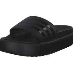 Damen adidas Pantoletten & Badeschuhe<Adilette Platform, Badeschuhe, Damen, BLACK