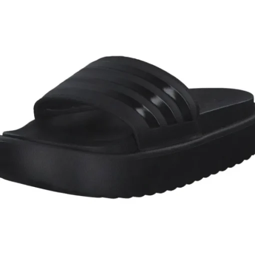 Damen adidas Pantoletten & Badeschuhe<Adilette Platform, Badeschuhe, Damen, BLACK
