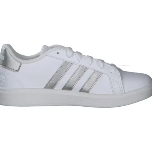 Damen adidas core Sneakers<Grand Court 2.0 K, Sneakers Low, Damen, Weiß (Weiß/Silber)