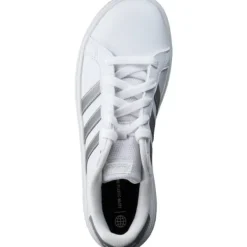 Damen adidas core Sneakers<Grand Court 2.0 K, Sneakers Low, Damen, Weiß (Weiß/Silber)