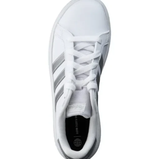 Damen adidas core Sneakers<Grand Court 2.0 K, Sneakers Low, Damen, Weiß (Weiß/Silber)