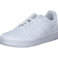 Herren adidas Klassische- & Business Schuhe<Hoops 3.0 K, Schnürschuhe, Herren, ftwr white/ftwr white/ftwr