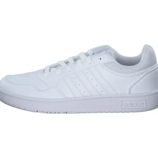 Herren adidas Klassische- & Business Schuhe<Hoops 3.0 K, Schnürschuhe, Herren, ftwr white/ftwr white/ftwr