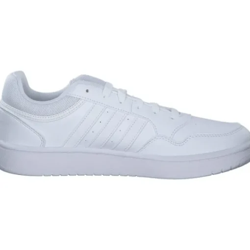 Herren adidas Klassische- & Business Schuhe<Hoops 3.0 K, Schnürschuhe, Herren, ftwr white/ftwr white/ftwr