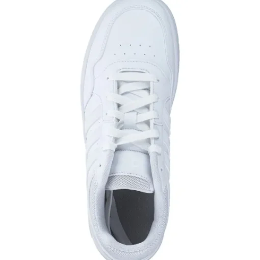 Herren adidas Klassische- & Business Schuhe<Hoops 3.0 K, Schnürschuhe, Herren, ftwr white/ftwr white/ftwr