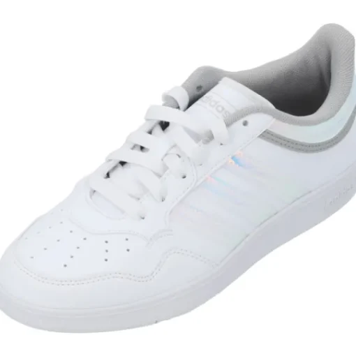 Damen adidas Klassische- & Business Schuhe<Hoops 4.0, Schnürschuhe, Damen, FTWWHT/FTWWHT/GRETWO