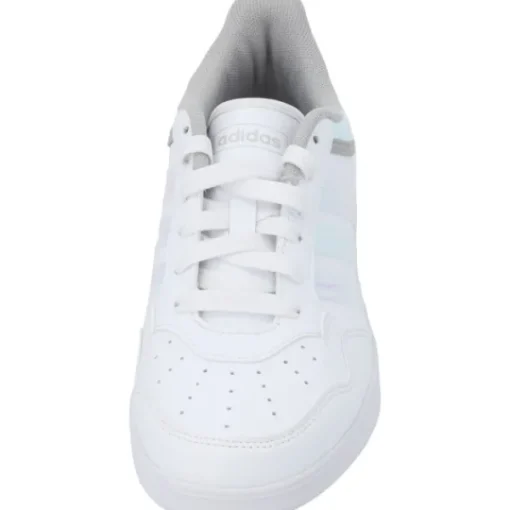 Damen adidas Klassische- & Business Schuhe<Hoops 4.0, Schnürschuhe, Damen, FTWWHT/FTWWHT/GRETWO