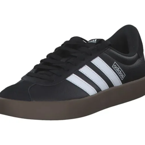 Damen adidas Klassische- & Business Schuhe<ID8796 VL Court 3.0, Schnürschuhe, Damen, black/white/gums