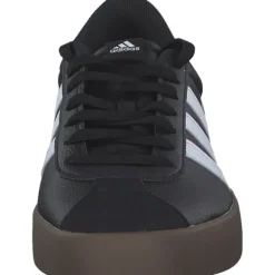 Damen adidas Klassische- & Business Schuhe<ID8796 VL Court 3.0, Schnürschuhe, Damen, black/white/gums