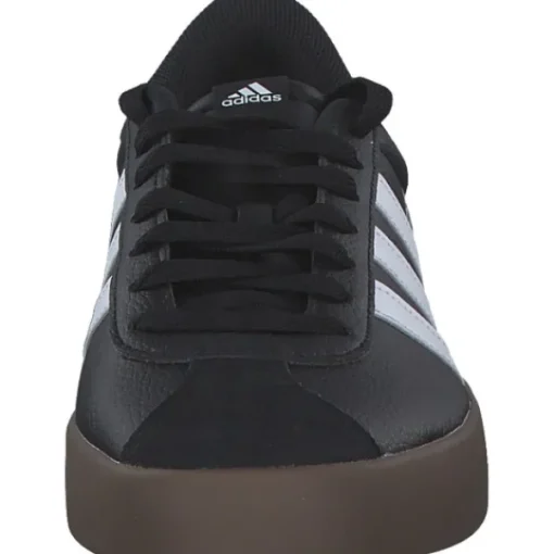 Damen adidas Klassische- & Business Schuhe<ID8796 VL Court 3.0, Schnürschuhe, Damen, black/white/gums