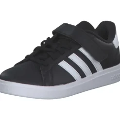 Kinder adidas Slipper<IE5995 Grand Court 2.0 EL C, Slipper (Kinder), Kinder, CBLACK/FTWWHT/CBLACK