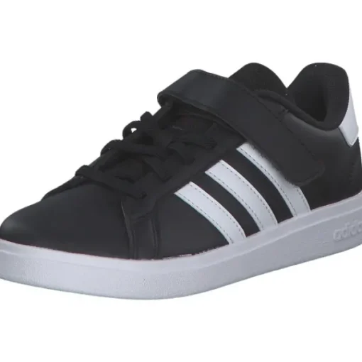 Kinder adidas Slipper<IE5995 Grand Court 2.0 EL C, Slipper (Kinder), Kinder, CBLACK/FTWWHT/CBLACK
