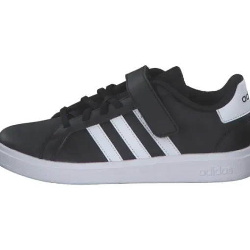 Kinder adidas Slipper<IE5995 Grand Court 2.0 EL C, Slipper (Kinder), Kinder, CBLACK/FTWWHT/CBLACK