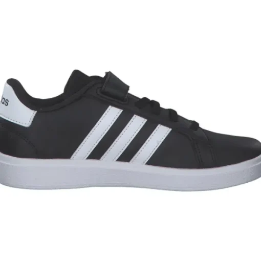Kinder adidas Slipper<IE5995 Grand Court 2.0 EL C, Slipper (Kinder), Kinder, CBLACK/FTWWHT/CBLACK
