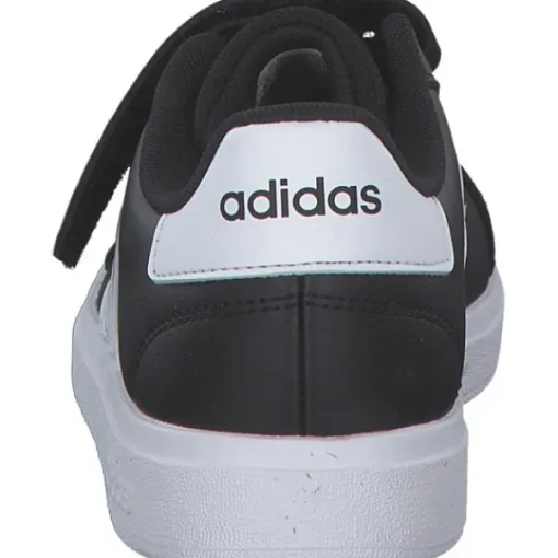 Kinder adidas Slipper<IE5995 Grand Court 2.0 EL C, Slipper (Kinder), Kinder, CBLACK/FTWWHT/CBLACK