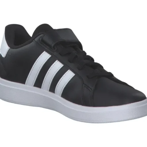 Kinder adidas Slipper<IE5995 Grand Court 2.0 EL C, Slipper (Kinder), Kinder, CBLACK/FTWWHT/CBLACK