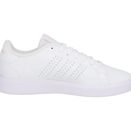 Damen adidas Klassische- & Business Schuhe<IF4136 Advantage Base 2.0, Schnürschuhe, Damen, white/white/clear pink