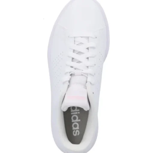 Damen adidas Klassische- & Business Schuhe<IF4136 Advantage Base 2.0, Schnürschuhe, Damen, white/white/clear pink