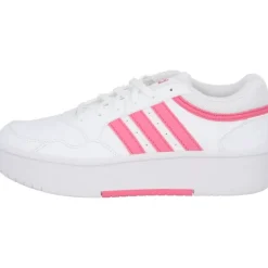 Damen adidas Klassische- & Business Schuhe<IG6114 Hoops 3.0, Schnürschuhe, Damen, white/pink fusion