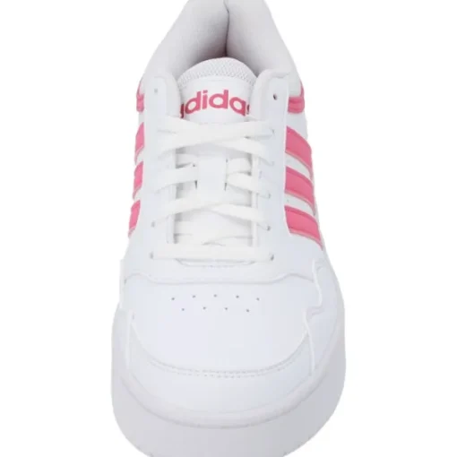 Damen adidas Klassische- & Business Schuhe<IG6114 Hoops 3.0, Schnürschuhe, Damen, white/pink fusion
