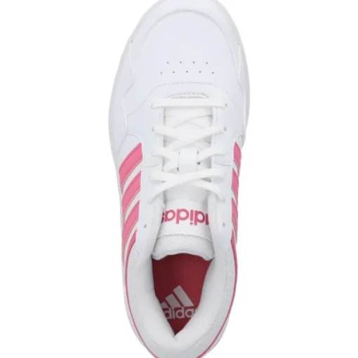 Damen adidas Klassische- & Business Schuhe<IG6114 Hoops 3.0, Schnürschuhe, Damen, white/pink fusion