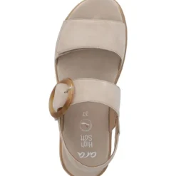 Damen Ara Sandaletten<Bilbao 33505, Keilsandaletten, Damen, Beige