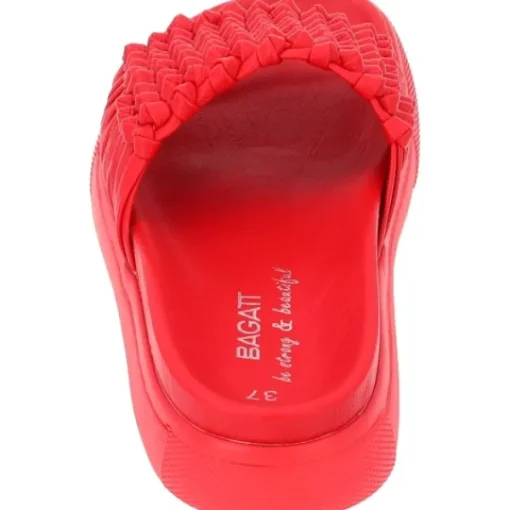 Damen Bagatt Damenschuhe Pantoletten & Badeschuhe<Bagatt Dalia A7596, Plateau-Pantoletten, Damen, RED