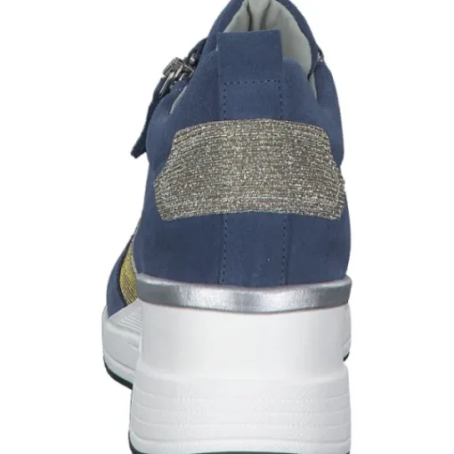 Damen Brandparkshoes Klassische- & Business Schuhe<12018, Schnürschuhe, Damen, Blau