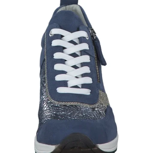 Damen Brandparkshoes Klassische- & Business Schuhe<12018, Schnürschuhe, Damen, Blau
