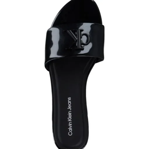 Damen Calvin Klein Pantoletten & Badeschuhe<YW0YW01348, Plateau-Pantoletten, Damen, black