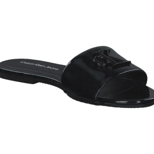 Damen Calvin Klein Pantoletten & Badeschuhe<YW0YW01348, Plateau-Pantoletten, Damen, black