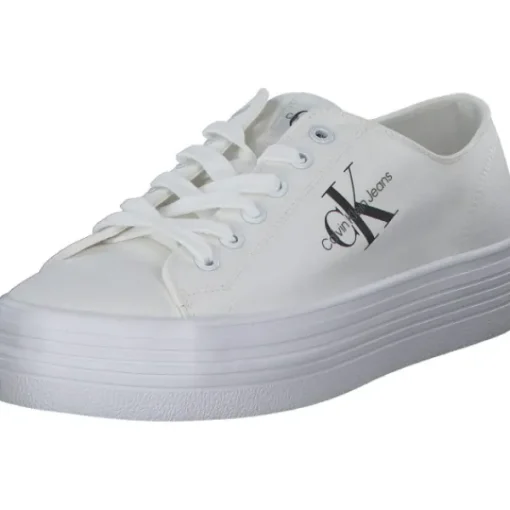 Damen Calvin Klein Klassische- & Business Schuhe<YW0YW01030, Schnürschuhe, Damen, WHITE