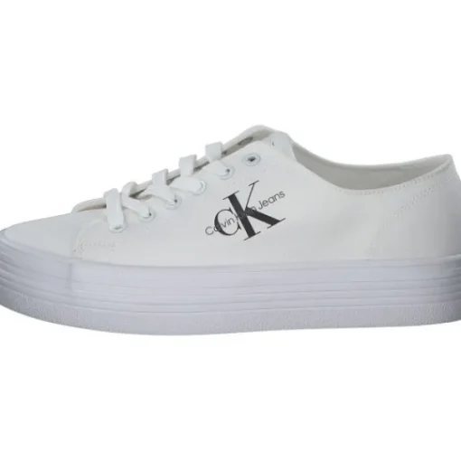 Damen Calvin Klein Klassische- & Business Schuhe<YW0YW01030, Schnürschuhe, Damen, WHITE