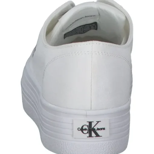 Damen Calvin Klein Klassische- & Business Schuhe<YW0YW01030, Schnürschuhe, Damen, WHITE