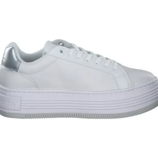 Damen Calvin Klein Klassische- & Business Schuhe<YW0YW015160K9, Schnürschuhe, Damen, bright white / silver