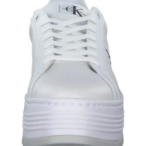 Damen Calvin Klein Klassische- & Business Schuhe<YW0YW015160K9, Schnürschuhe, Damen, bright white / silver