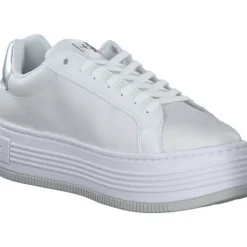 Damen Calvin Klein Klassische- & Business Schuhe<YW0YW015160K9, Schnürschuhe, Damen, bright white / silver