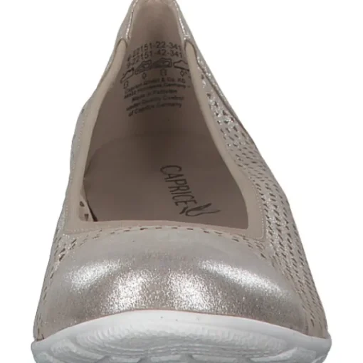 Damen Caprice Ballerinas<9-22151-42/341, Ballerinas, Damen, TAUPE METALLIC