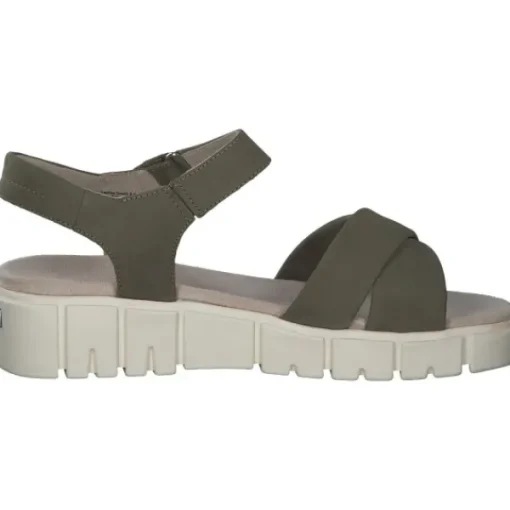 Damen Caprice Sandalen<28258, Klassische Sandalen, Damen, Cactus Nubuc