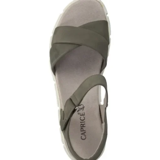Damen Caprice Sandalen<28258, Klassische Sandalen, Damen, Cactus Nubuc