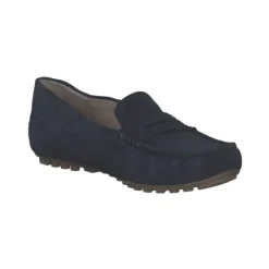 Damen Caprice Slipper<24651, Mokassins, Damen, Blau