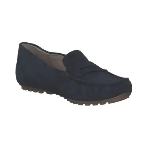 Damen Caprice Slipper<24651, Mokassins, Damen, Blau