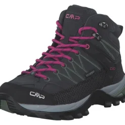 Damen Campagnolo Stiefel<CMP Rigel Mid 3Q12946, Wanderstiefel, Damen, antracite-minveral green