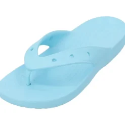Damen Crocs Pantoletten & Badeschuhe<Classic Flipo 207713, Zehentrenner, Damen, arctic