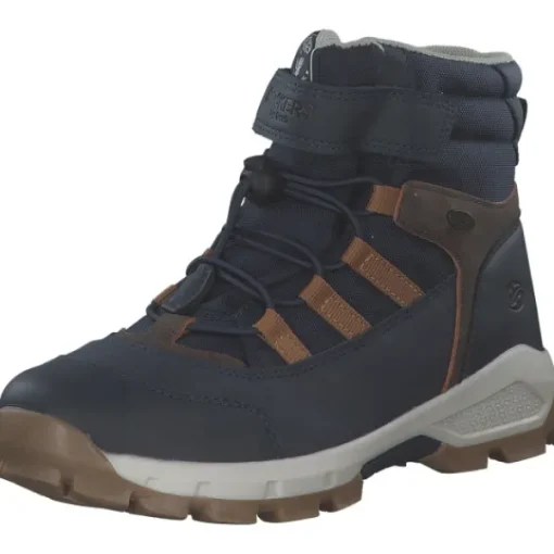 Kinder Dockers Stiefel<53SV701-637606, Winterstiefel, Kinder, blau/multi