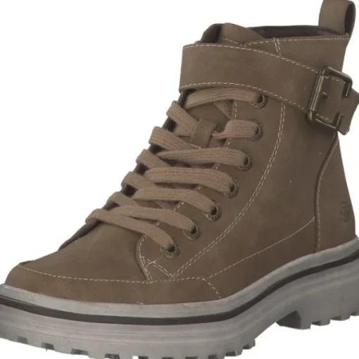 Damen Dockers Stiefel<49VR301, Schnürstiefel, Damen, Braun