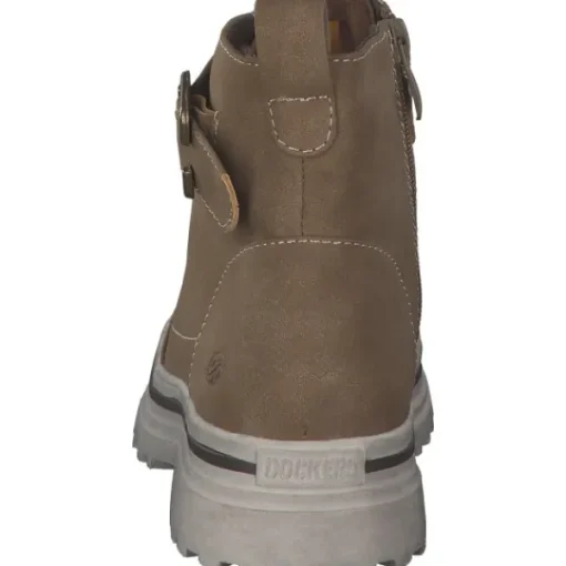 Damen Dockers Stiefel<49VR301, Schnürstiefel, Damen, Braun