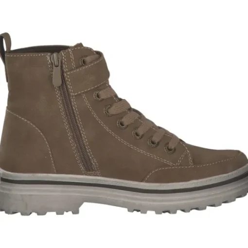 Damen Dockers Stiefel<49VR301, Schnürstiefel, Damen, Braun