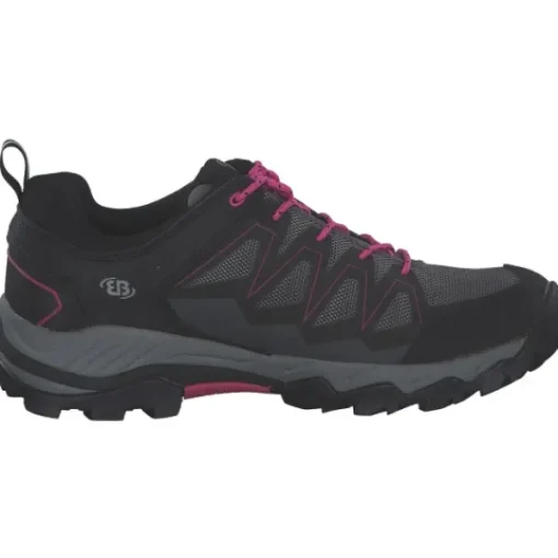 Damen EB-Sport Klassische- & Business Schuhe<211304, Schnürschuhe, Damen, grau/schwarz/pink